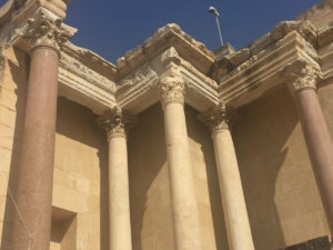 Columns of the Roman Theater at Beit Shean